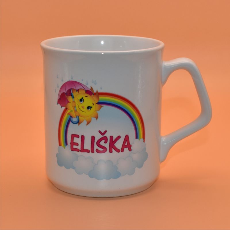 Keramický hrnek jmenný - Sluníčko