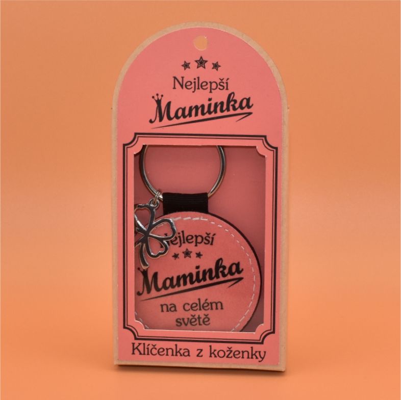 Klíčenka kůže - Nejlepší maminka