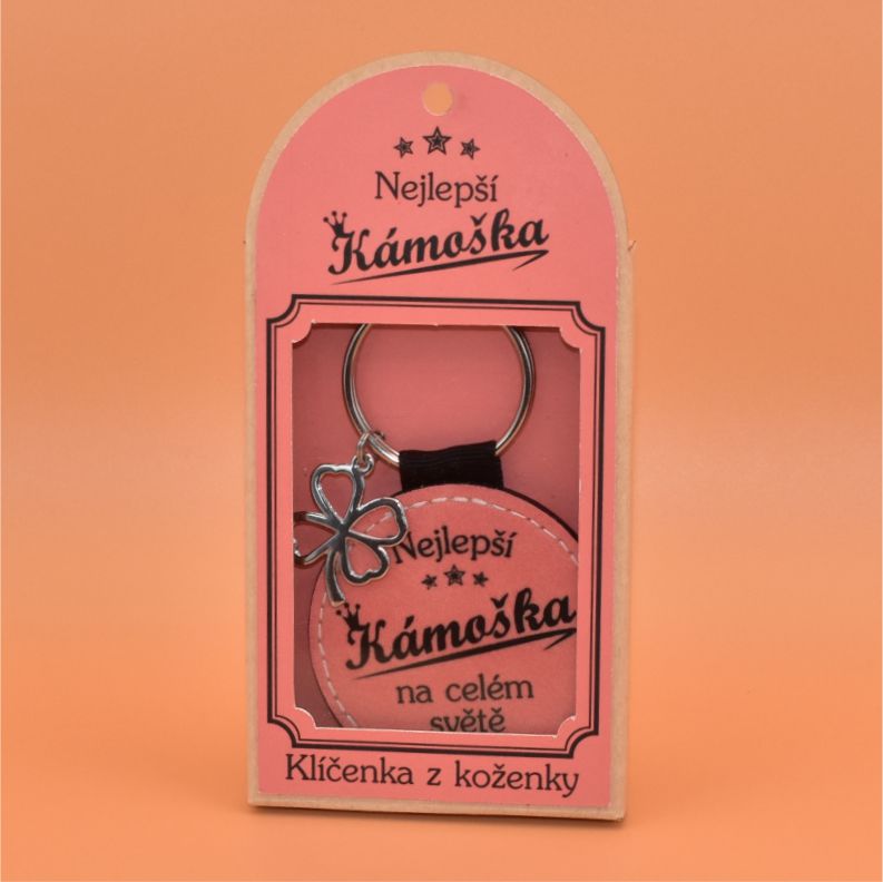 Klíčenka kůže - Nejlepší kámoška
