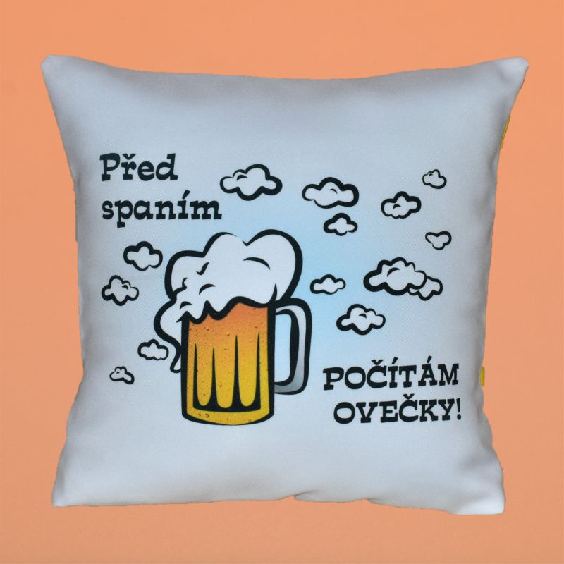 Dekorační polštář - Počítám ovečky