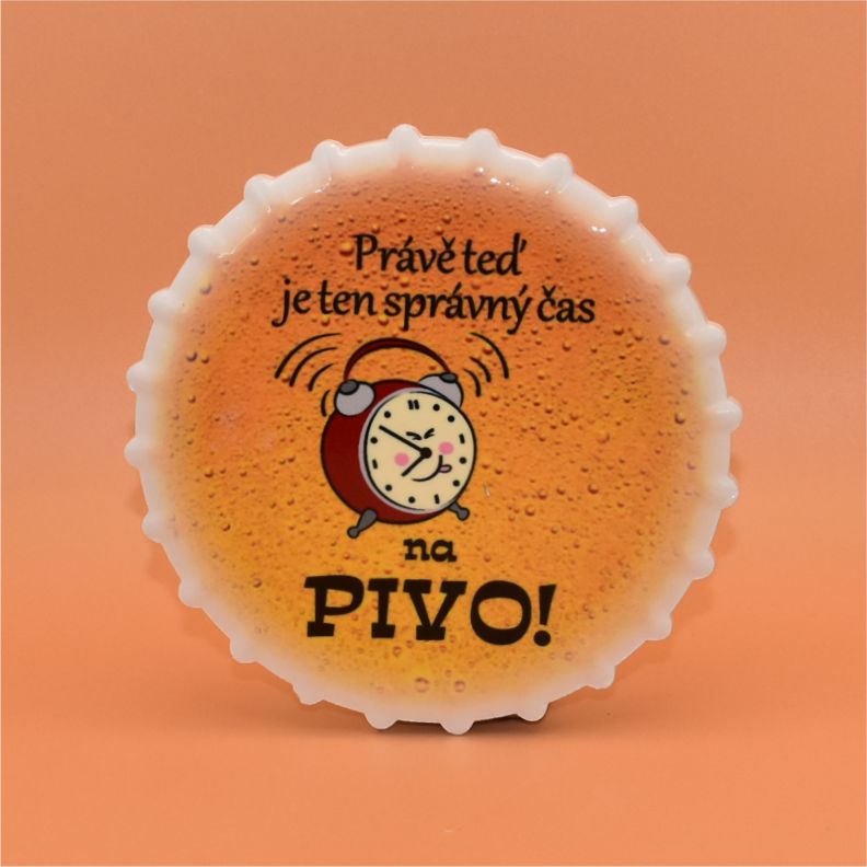 Keramický podtácek - Čas na pivo