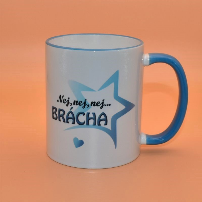 Keramický hrnek s potiskem Nej brácha