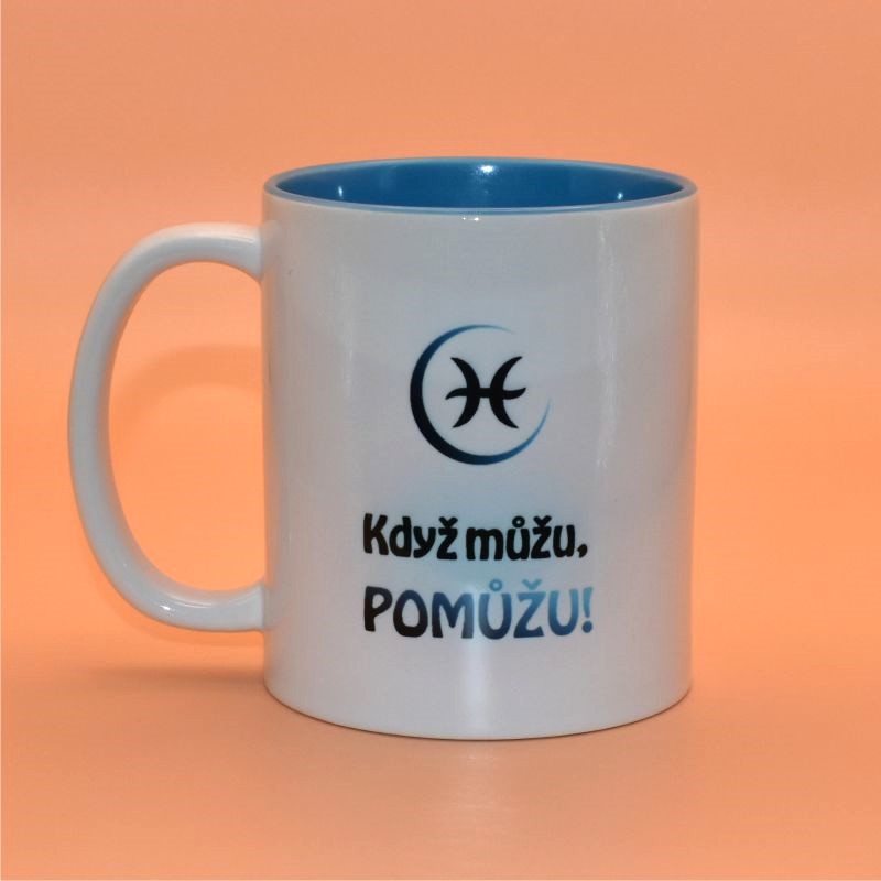 Keramický hrnek s potiskem - Zvěrokruh - Ryby