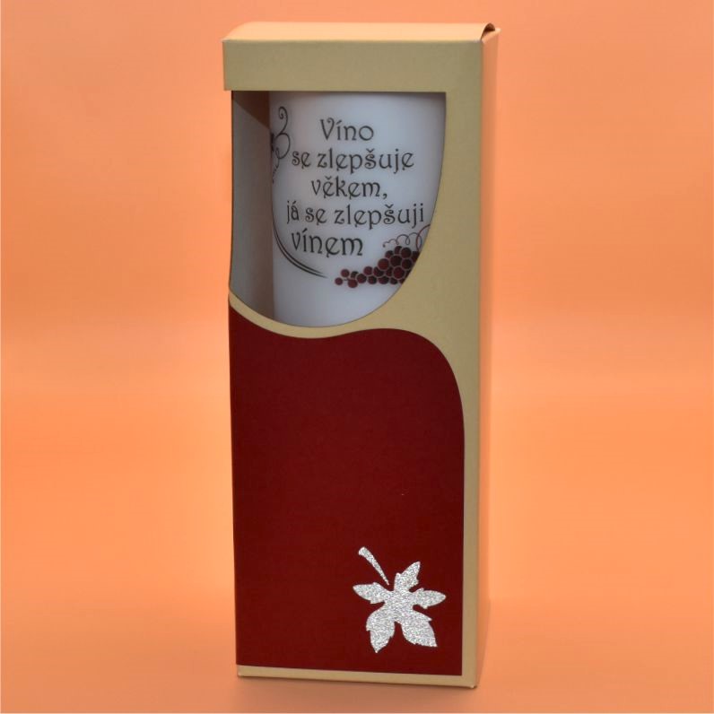 Sklenice na víno - Víno se zlepšuje věkem