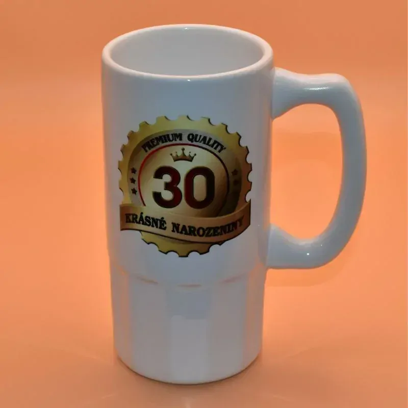 Keramický pivní krýgl - Výročí 30