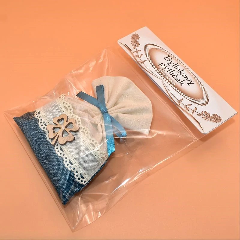 Bylinkový pytlíček petrolejový levandule - čtyřlístek