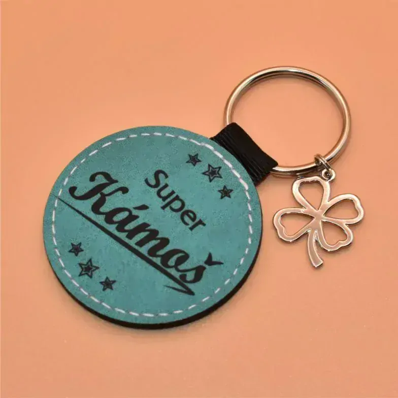 Klíčenka kůže - Super kámoš