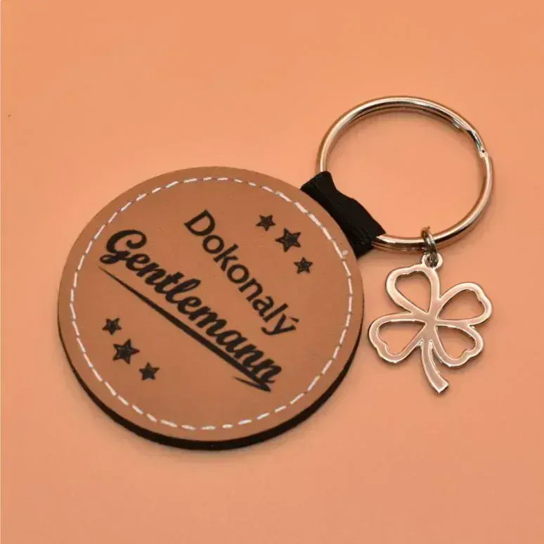Klíčenka kůže - Dokonalý gentleman