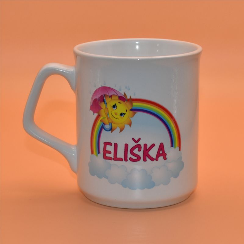 Keramický hrnek jmenný - Sluníčko