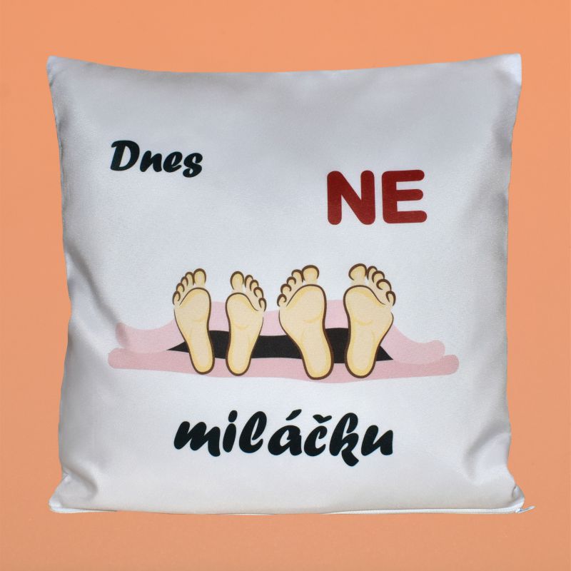 Dekorační polštář - Ano/Ne