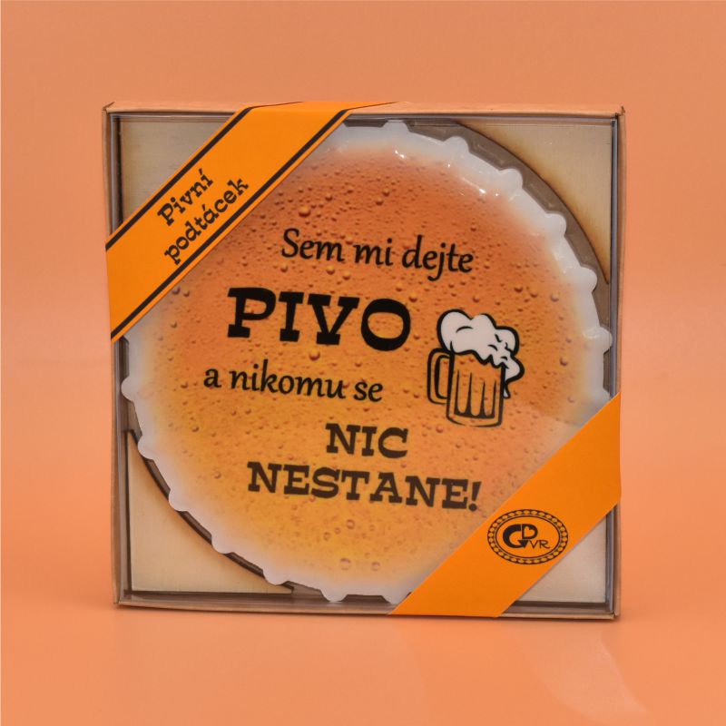 Keramický podtácek - Sem mi dejte pivo
