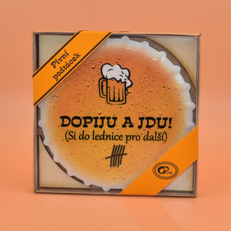 Keramický podtácek - Dopiju a jdu