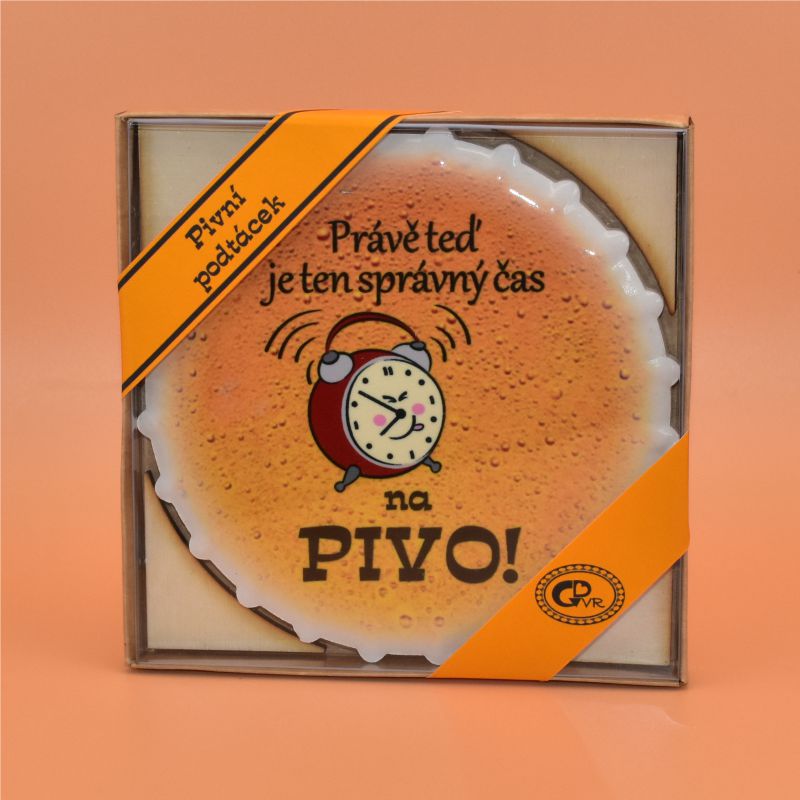 Keramický podtácek - Čas na pivo