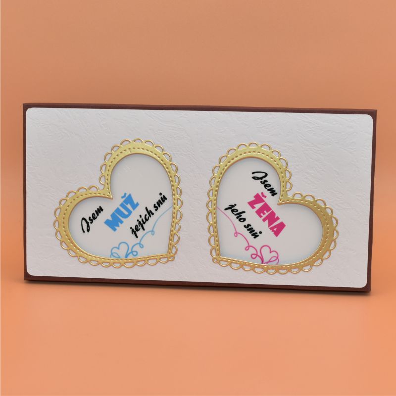 Keramické podtácky - Muž/žena snů