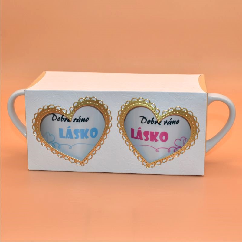 Párové keramické hrnky mini - Dobré ráno