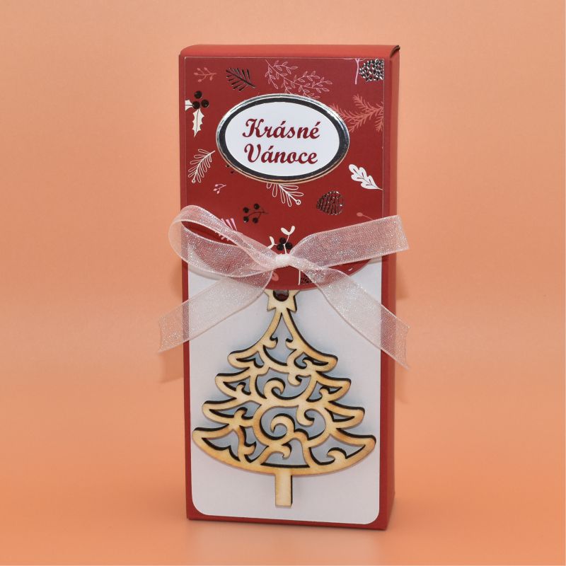 Pralinky z mléčné čokolády v dárkové krabičce