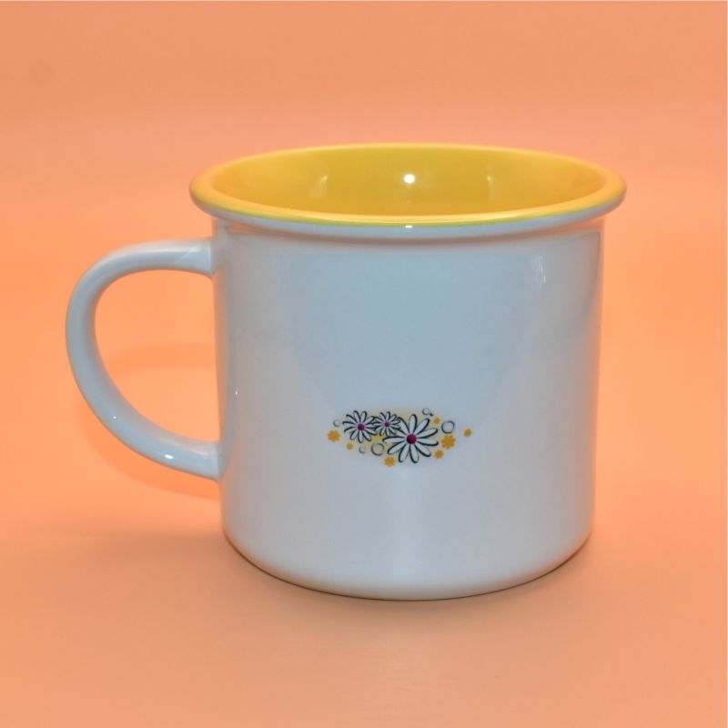 Keramický hrnek imitace smalt - Pro krásný den