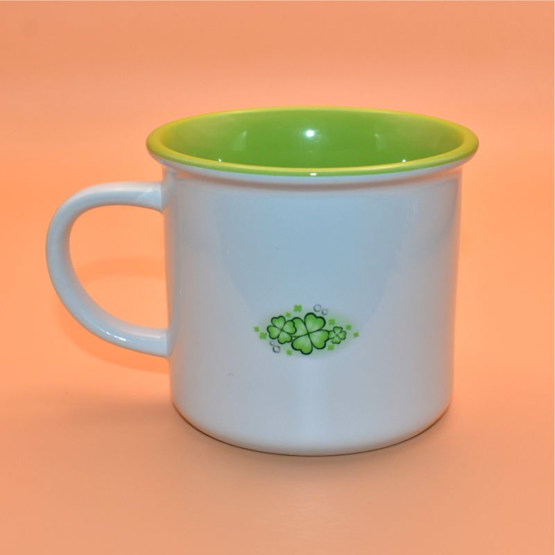 Keramický hrnek imitace smalt - Štěstí