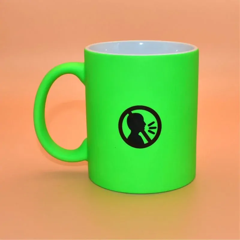 Keramický hrnek matný fluorescenční - Slyším