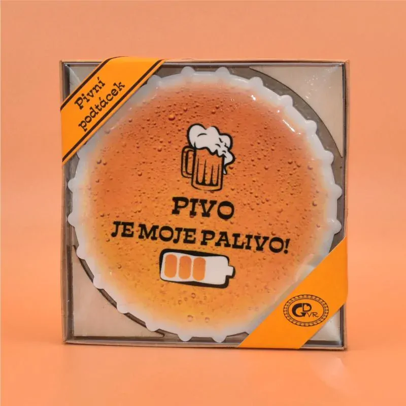 Keramický podtácek - Pivo je moje palivo