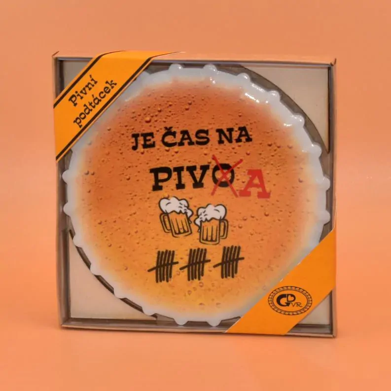 Keramický podtácek - Je čas na piva