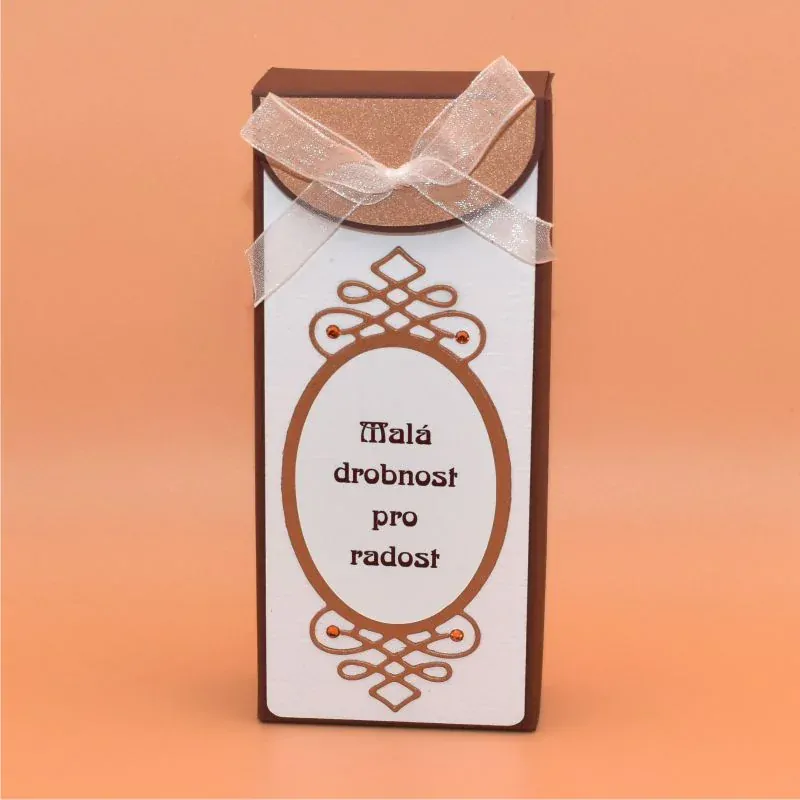 Malá bonboniera - Drobnost pro radost hnědá