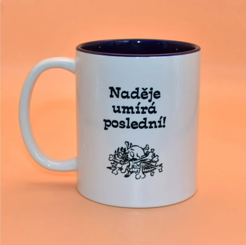 Keramický hrnek s potiskem - Čekám na důchod