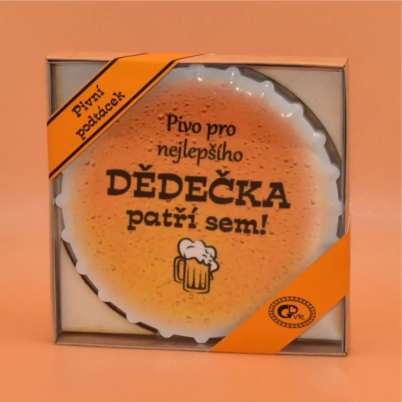 Keramický podtácek - Nejlepší dědeček