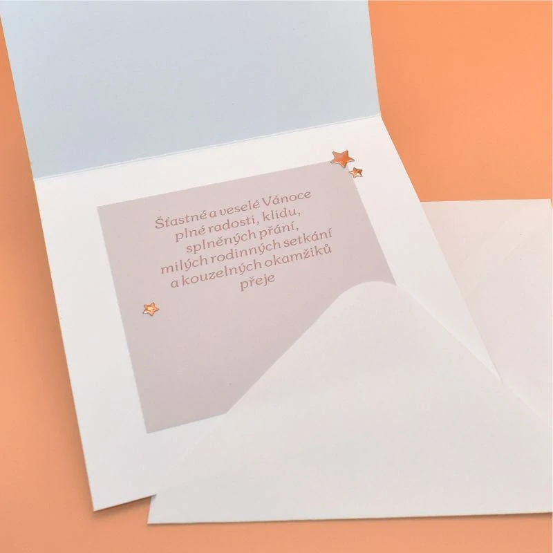 Gratulace Vánoce - Měděné rolničky