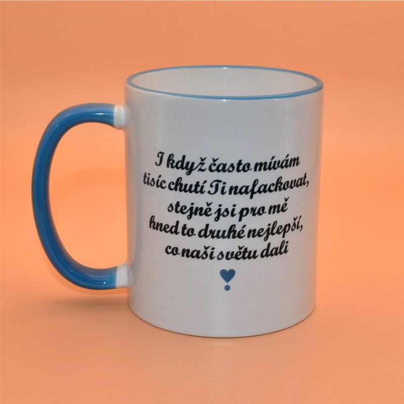 Keramický hrnek s potiskem Nej brácha