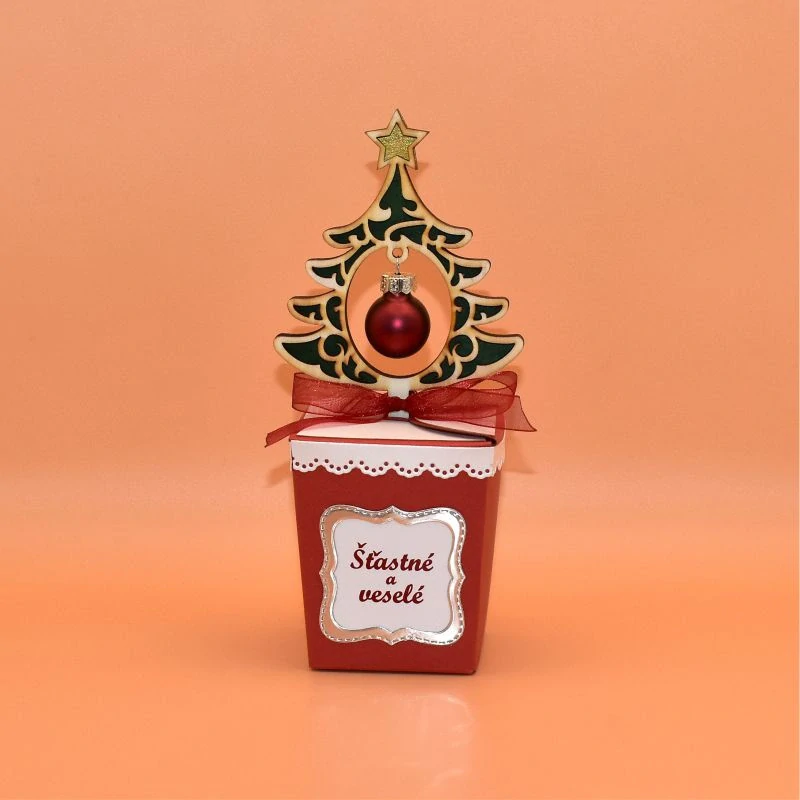 Italské lanýže - stromek  / červená VV