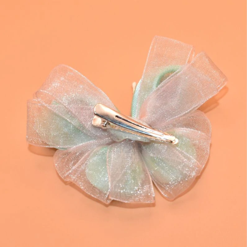 Motýl kanzashi - zelenolososovostříbrný