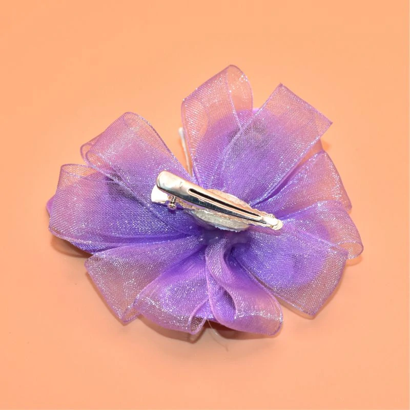 Motýl kanzashi - fialovokrémový
