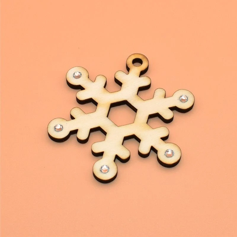 Vánoční obálka na peníze s textem - vločka zelenobílá