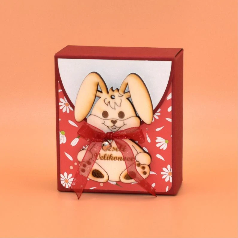 Velikonoční minibonboniera - Zajíček