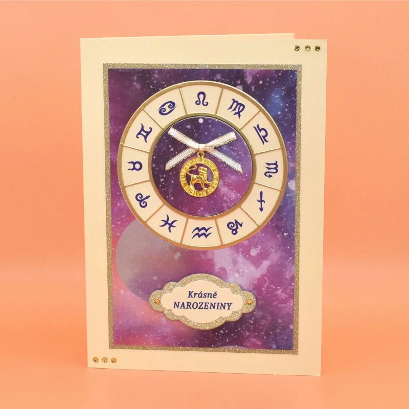 Gratulace - Znamení zvěrokruhu zlatá