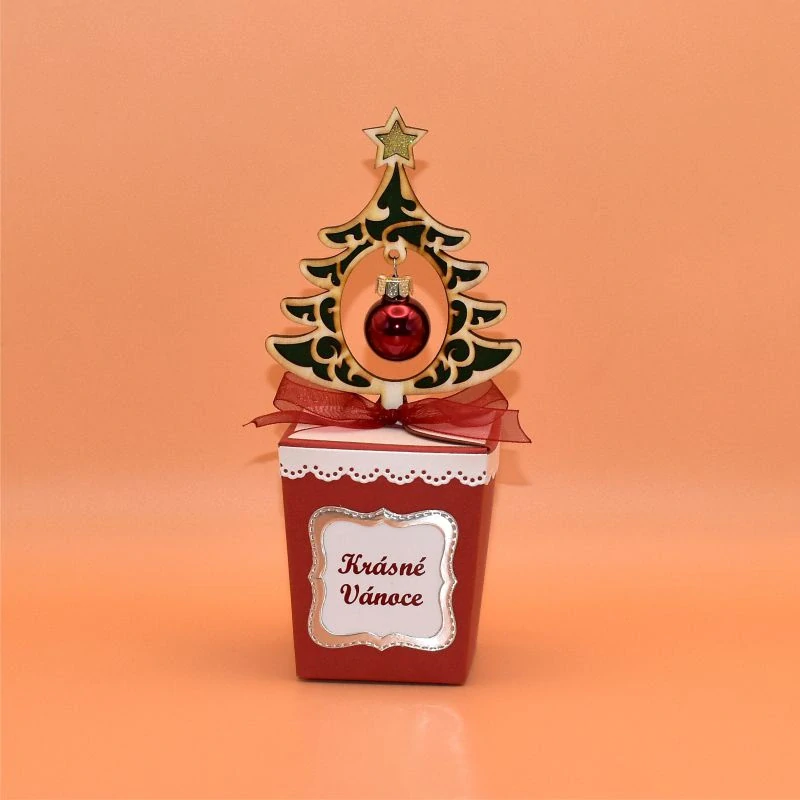 Italské lanýže - stromek  / červená VV