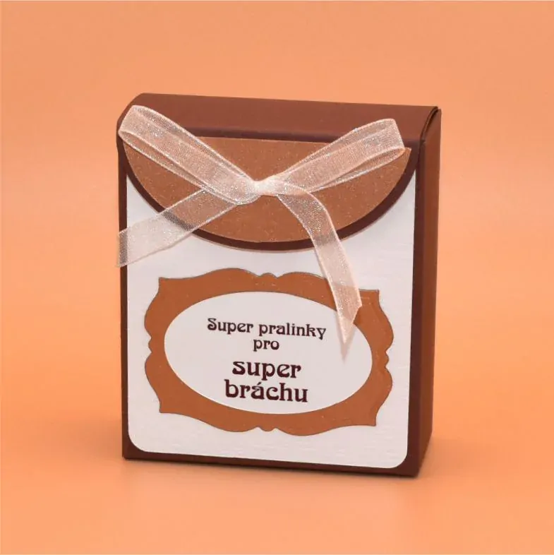 Pralinky v dárkové krabičce s textem - Nejlepší dědeček
