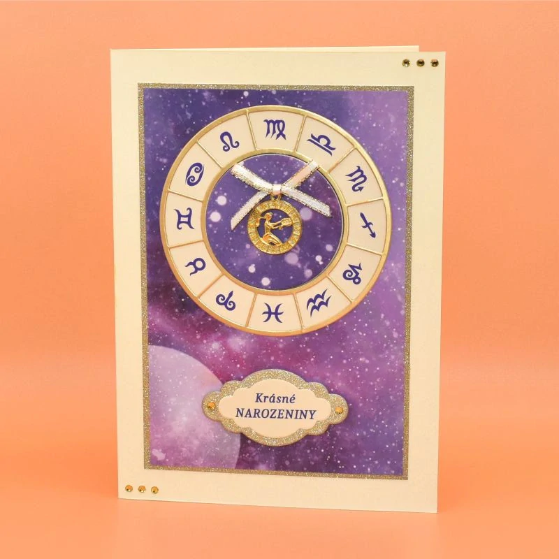 Gratulace - Znamení zvěrokruhu zlatá
