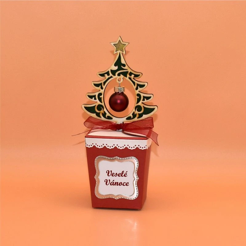 Italské lanýže - stromek  / červená VV