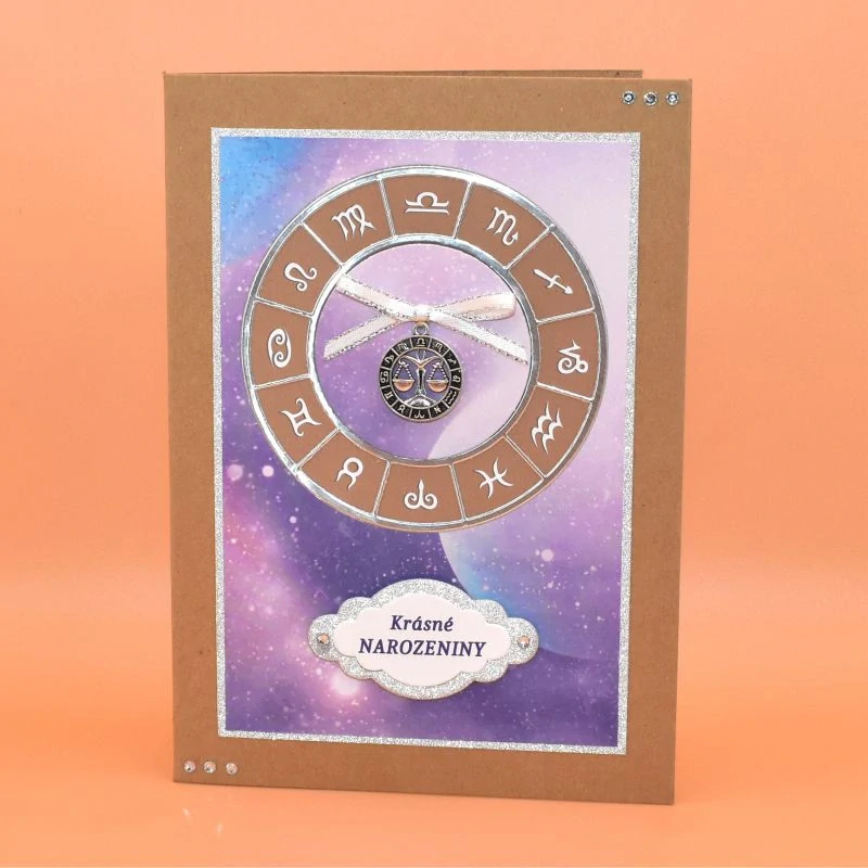 Gratulace - Znamení zvěrokruhu stříbrná - Štír