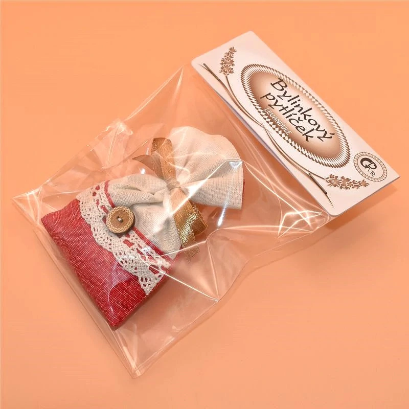 Bylinkový pytlíček mini červený - Levandule