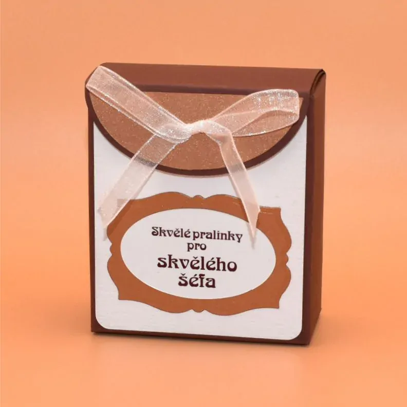Pralinky v dárkové krabičce s textem - Nejlepší dědeček