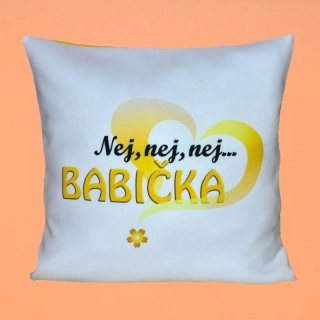 Dekorační polštář - NEJ babička