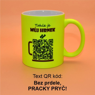 Keramický hrnek matný fluorescenční - Můj hrnek