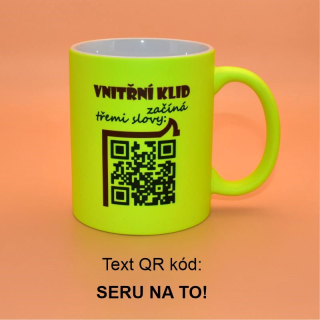 Keramický hrnek matný fluorescenční - Vnitřní klid