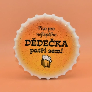 Keramický podtácek - Nejlepší dědeček