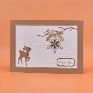 Gratulace Vánoce - Koloušek měděná