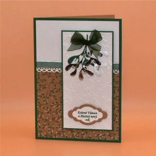 Gratulace Vánoce - Jmelí kraft