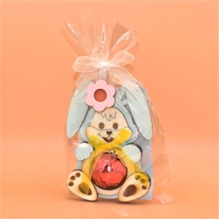 Velikonoční dekorace zajíček + pralinka s kakaovým krémem